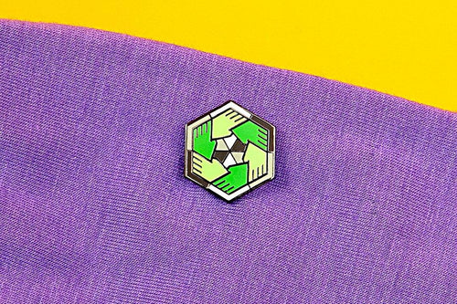 Aromantic Flag - Community Cube Pin
