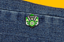 Load image into Gallery viewer, Aromantic Flag - Medal Cube Pin-Pride Pin-PCMC_AROM