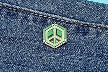 Load image into Gallery viewer, Aromantic Flag - Peace Cube Pin-Pride Pin-AROM_ED4