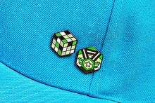 Load image into Gallery viewer, Aromantic Flag - Rubik's Cube Pin-Pride Pin-AROM_ED3
