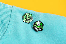 Load image into Gallery viewer, Aromantic Flag - Rubik's Cube Pin-Pride Pin-AROM_ED4