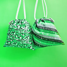 Load image into Gallery viewer, Aromantic Pride Flag Drawstring Bag-Pride Bag-DSB_AROM