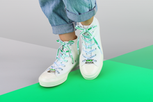 Load image into Gallery viewer, Aromantic Pride Flag Love Lace Locks-Pride Lace Locks-LLSL_SLWH_AROM_45IN