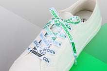 Load image into Gallery viewer, Aromantic Pride Flag White Shoelaces-Pride Shoelaces-SLWH_AROM_45IN