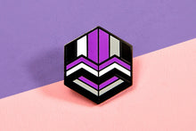 Load image into Gallery viewer, Asexual Flag - 3rd Edition Pins [Set]-Pride Pin-PCHC_ASEX

