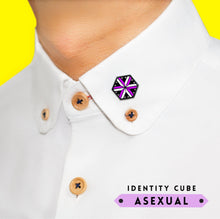 Load image into Gallery viewer, Asexual Flag - Community Cube Pin-Pride Pin-PCCC_ASEX