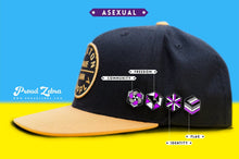 Load image into Gallery viewer, Asexual Flag - Freedom Cube Pin-Pride Pin-PCBC_ASEX