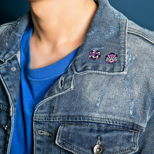 Load image into Gallery viewer, Asexual Flag - Rubik's Cube Pin-Pride Pin-PCTC_ASEX