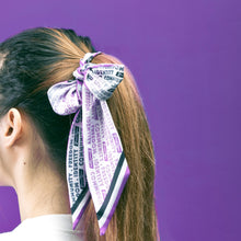 Load image into Gallery viewer, Asexual Pride Flag Twilly Scarf-Pride Twilly-TS_ASEX