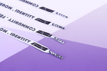 Load image into Gallery viewer, Asexual Pride Flag White Shoelaces-Pride Shoelaces-SLWH_ASEX_45IN