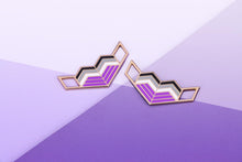 Load image into Gallery viewer, Asexual Pride Flag White Shoelaces-Pride Shoelaces-SLWH_ASEX_45IN