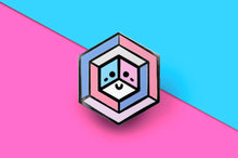 Load image into Gallery viewer, Bigender Flag - Proud Cube Pin-Pride Pin-PCPC_BIGD