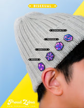Load image into Gallery viewer, Bisexual Flag - Community Cube Pin-Pride Pin-PCCC_BISX