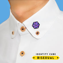 Load image into Gallery viewer, Bisexual Flag - Community Cube Pin-Pride Pin-PCCC_BISX