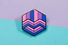 Load image into Gallery viewer, Bisexual Flag - Love Cube Pin-Pride Pin-PCHC_BISX_2