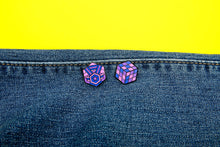 Load image into Gallery viewer, Bisexual Flag - Rubik's Cube Pin-Pride Pin-PCTC_BISX