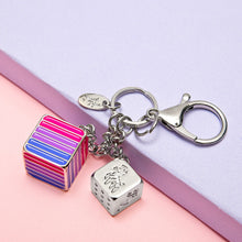 Load image into Gallery viewer, Bisexual Pride Flag Proud Cube Bag Charm-Pride Bag Charm-BAGC_BISX