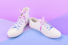 Load image into Gallery viewer, Bisexual Pride Flag White Shoelaces-Pride Shoelaces-SLWH_BISX_45IN