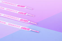 Load image into Gallery viewer, Bisexual Pride Flag White Shoelaces-Pride Shoelaces-SLWH_BISX_45IN