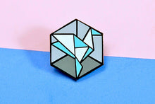 Load image into Gallery viewer, Demiboy Flag - Freedom Cube Pin-Pride Pin-PCBC_DEMB