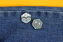 Load image into Gallery viewer, Demiboy Flag - Rubik's Cube Pin-Pride Pin-DEMB_ED3