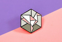 Load image into Gallery viewer, Demigirl Flag - Freedom Cube Pin-Pride Pin-PCBC_DEMG