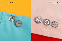Load image into Gallery viewer, Demigirl Flag - Freedom Cube Pin-Pride Pin-DEMG_ED1+2