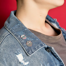 Load image into Gallery viewer, Demigirl Flag - Love Cube Pin-Pride Pin-PCHC_DEMG