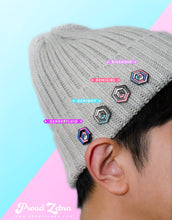 Load image into Gallery viewer, Demigirl Flag - Proud Cube Pin-Pride Pin-PCPC_DEMB