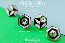 Load image into Gallery viewer, Demiromantic Flag - Proud Cube Pin-Pride Pin-PCPC_DEMR