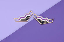 Load image into Gallery viewer, Demisexual Pride Flag Love Lace Locks-Pride Lace Locks-LLHC_DEMS