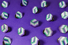 Load image into Gallery viewer, Gay MLM Flag - Flag Cube Pin-Pride Pin-PCFC_GAYM_2