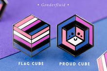 Load image into Gallery viewer, Genderfluid Flag - 1st Edition Pins [Set]-Pride Pin-GENF_ED1
