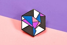 Load image into Gallery viewer, Genderfluid Flag - Freedom Cube Pin-Pride Pin-PCBC_GENF
