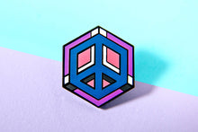 Load image into Gallery viewer, Genderfluid Flag - Peace Cube Pin-Pride Pin-PCZC_GENF_2