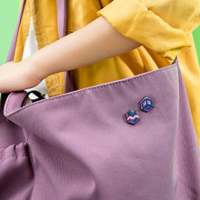 Load image into Gallery viewer, Genderfluid Flag - Peace Cube Pin-Pride Pin-PCZC_GENF