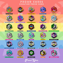 Load image into Gallery viewer, Genderfluid Flag - Proud Cube Pin-Pride Pin-PCPC_GENF

