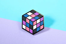 Load image into Gallery viewer, Genderfluid Flag - Rubik&#39;s Cube Pin-Pride Pin-PCTC_GENF_2
