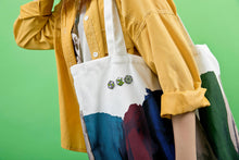 Load image into Gallery viewer, Genderqueer Flag - Identity Cube Pin-Pride Pin-PCIC_GENQ