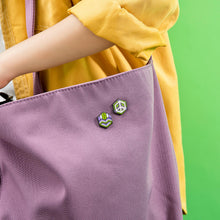 Load image into Gallery viewer, Genderqueer Flag - Love Cube Pin-Pride Pin-PCHC_GENQ