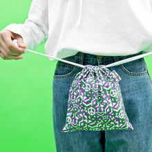 Load image into Gallery viewer, Genderqueer Pride Flag Drawstring Bag-Pride Bag-DSB_GENQ