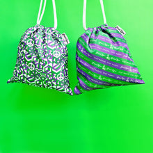 Load image into Gallery viewer, Genderqueer Pride Flag Drawstring Bag-Pride Bag-DSB_GENQ