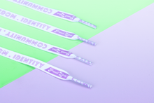 Load image into Gallery viewer, Genderqueer Pride Flag Love Lace Locks-Pride Lace Locks-LLHC_GENQ