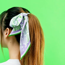 Load image into Gallery viewer, Genderqueer Pride Flag Twilly Scarf-Pride Twilly-TS_GENQ