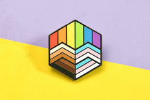 Load image into Gallery viewer, Inclusive Flag - Love Cube Pin-Pride Pin-PCHC_INCL_2