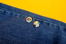 Load image into Gallery viewer, Inclusive Flag - Peace Cube Pin-Pride Pin-PCZC_INCL
