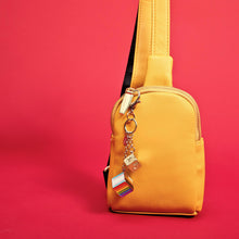 Load image into Gallery viewer, Inclusive Pride Flag Proud Cube Bag Charm