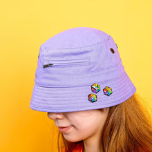 Load image into Gallery viewer, Inclusive Rainbow Flag - Proud Cubes Enamel Pins-Pride Pin-PCFC_INCL