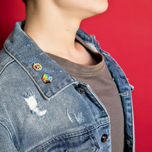 Load image into Gallery viewer, Inclusive Rainbow Flag - Proud Cubes Enamel Pins-Pride Pin-PCFC_INCL