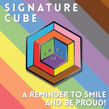 Load image into Gallery viewer, Inclusive Rainbow Flag - Proud Cubes Enamel Pins-Pride Pin-PCPC_INCL
